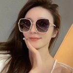 High-definition polarizer, new sunglasses, women's big face, slimming sunglasses, UV protection, high-end sense, can be matched with myopia glasses - Image 3