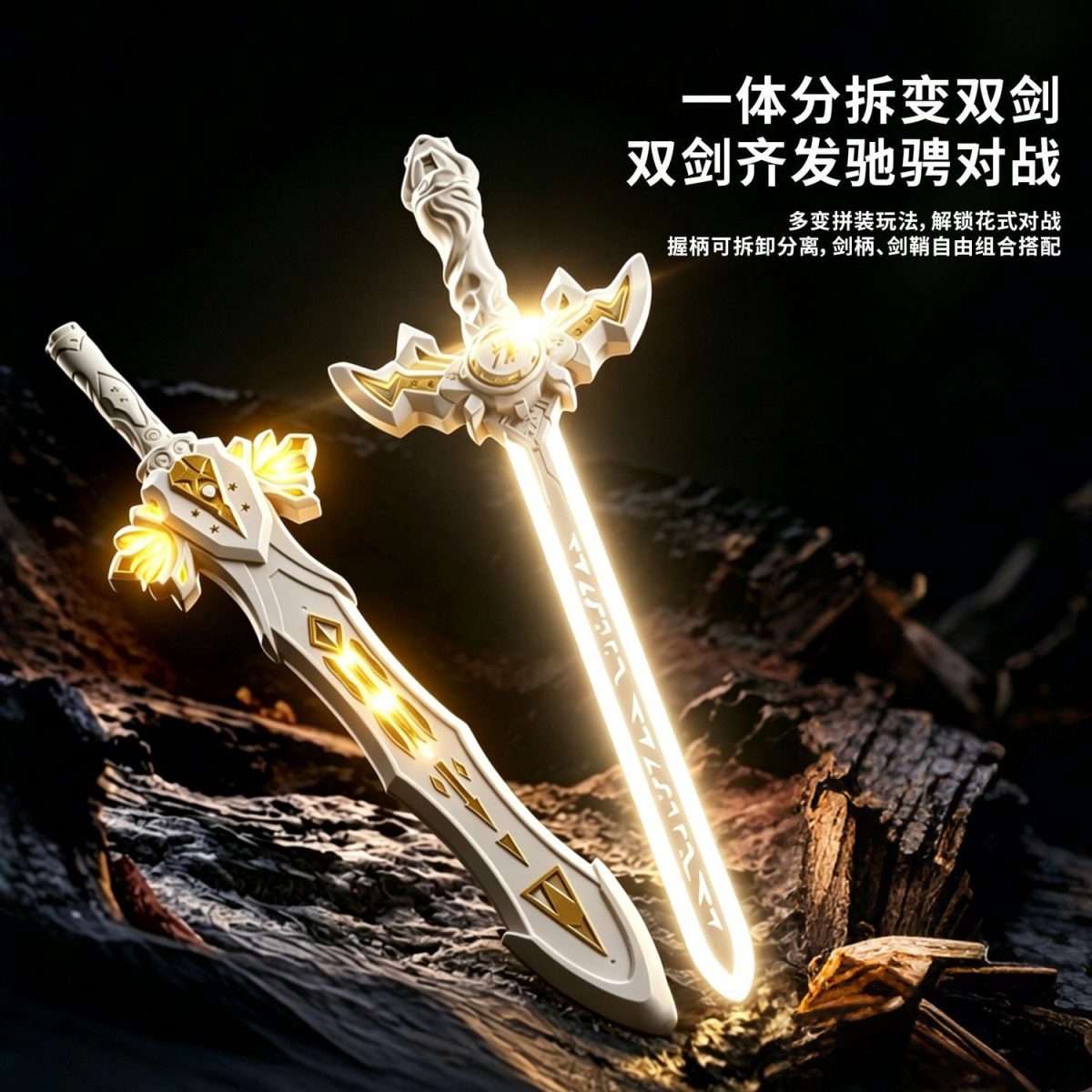 Douyin Thunder Emperor Light-Up Toy Telescopic Laser Sword Glow Stick Flash Bar Children's Sword Wholesale Sound and Light Toys - Image 3