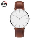 Waterproof minimalist belt watch new model men's thin cross-border men's belt quartz watch exclusive to the manufacturer - Image 5