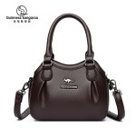Guinness Kangaroo Women's Crossbody Bag, High-End Feel, Niche Commuter Single Shoulder Bag, Elegant Middle-aged Mom Handbag