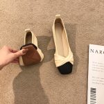 Evening evening breeze warm soft sole single shoes scoop shoes wholesale spring and autumn with skirt granny flat Mary Jane casual women's shoes - Image 2
