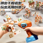 Germany imported screw toy boy repair tool box with electric drill for children educational hands-on birthday gift - Image 3