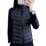 Light cotton clothes women's autumn and winter liner yoga stand-up collar autumn edition slim fashion slimming warm splicing thick coat women - Image 5