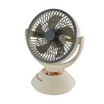 Oscillator timer night light desktop mini fan rechargeable model long-lasting cross-border fan multifunctional USB desktop fan - Image 5