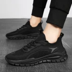 Labor Protection Men's Shoes 2026 New Summer Mesh Breathable Non-slip Odor-Resistant Work Sports Black Chef Trendy Shoes - Image 4