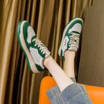 Korean celebrity-style AU retro white sneakers, genuine leather training shoes, couple flats, versatile casual sneakers - Image 3