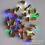 LED Mini Keychain Light Figurin Model Toy Light Crystal Accessories DIY Cat Paw Resin Light Pet Collar Light - Image 2