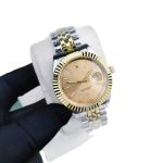 Log Water Ghost Foreign Trade Wholesale Log 41mm Non-mechanical Men's Quartz Watch Solid Steel Band Luminous Waterproof Watch - Image 5
