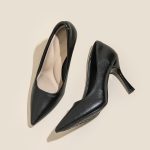 Stepping on feeling single shoes French nude high heels women's stiletto temperament goddess Fan Qiudon's new soft-soled single shoes high heels - Image 2