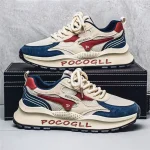 Men's Shoes 2026 Summer Breathable Odor-Resistant Versatile Mesh Sports Casual Height-Increasing Hong Kong Style Vintage Dad Trendy Shoes for Men - Image 4