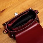 Women's small round bag internet celebrity crossbody phone bag, mature and elegant handbag, cross-border dropshipping genuine leather - Image 3
