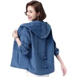 Corduroy women's short coat, Korean version loose, 2023 fall/winter plus-size slimming jacket, casual sweatshirt women - Image 5