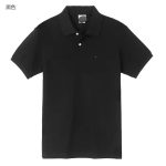 Correct version alligator T-shirt, unisex summer shirt, short-sleeve men's lapel short-sleeve solid color casual shirt POLO - Image 5