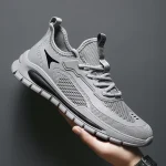 Labor Protection Men's Shoes 2026 New Summer Mesh Breathable Non-slip Odor-Resistant Work Sports Black Chef Trendy Shoes - Image 2