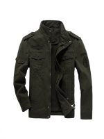 Foreign trade men's spring coats youth slim casual cargo flight jacket men's jacket top trend