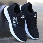 Men's shoes, summer mesh, breathable shoes, men's fashion casual sneakers, men's versatile travel running casual shoes - Image 3