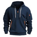 Qianshan County cross-border men's sweatshirt hoodie multi-pocket spring and autumn men's sweatshirt men's athleisure men's sweatshirt - Image 3