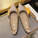 In Stock~ V Family Willow Spike Singles for Women, 2026 New Fashionable Shallow Soft Sole Versatile Patent Leather Pointed Toe Flats for Women - Image 2