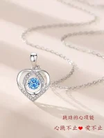 Fashion high-end beating heart necklace light luxury niche Valentine's Day gift for girlfriend necklace 2026 new hit - Image 5