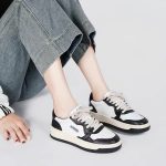 Korean celebrity-style AU retro white sneakers, genuine leather training shoes, couple flats, versatile casual sneakers - Image 4