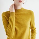 26 Autumn/Winter new seamless one-line ready-to-wear inner layer, half-turtleneck 100% pure wool sweater for women, long-sleeve knit base layer - Image 3