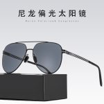 High-definition nylon polarized driving sunglasses for men, new pilot toad lenses, vintage UV protection sunglasses - Image 2