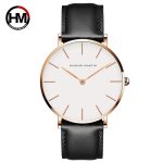 Waterproof minimalist belt watch new model men's thin cross-border men's belt quartz watch exclusive to the manufacturer - Image 2