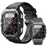 Cross-border bestseller C28 smartwatch, outdoor rugged sports watch, Bluetooth calling, heart rate and blood pressure call reminders - Image 2