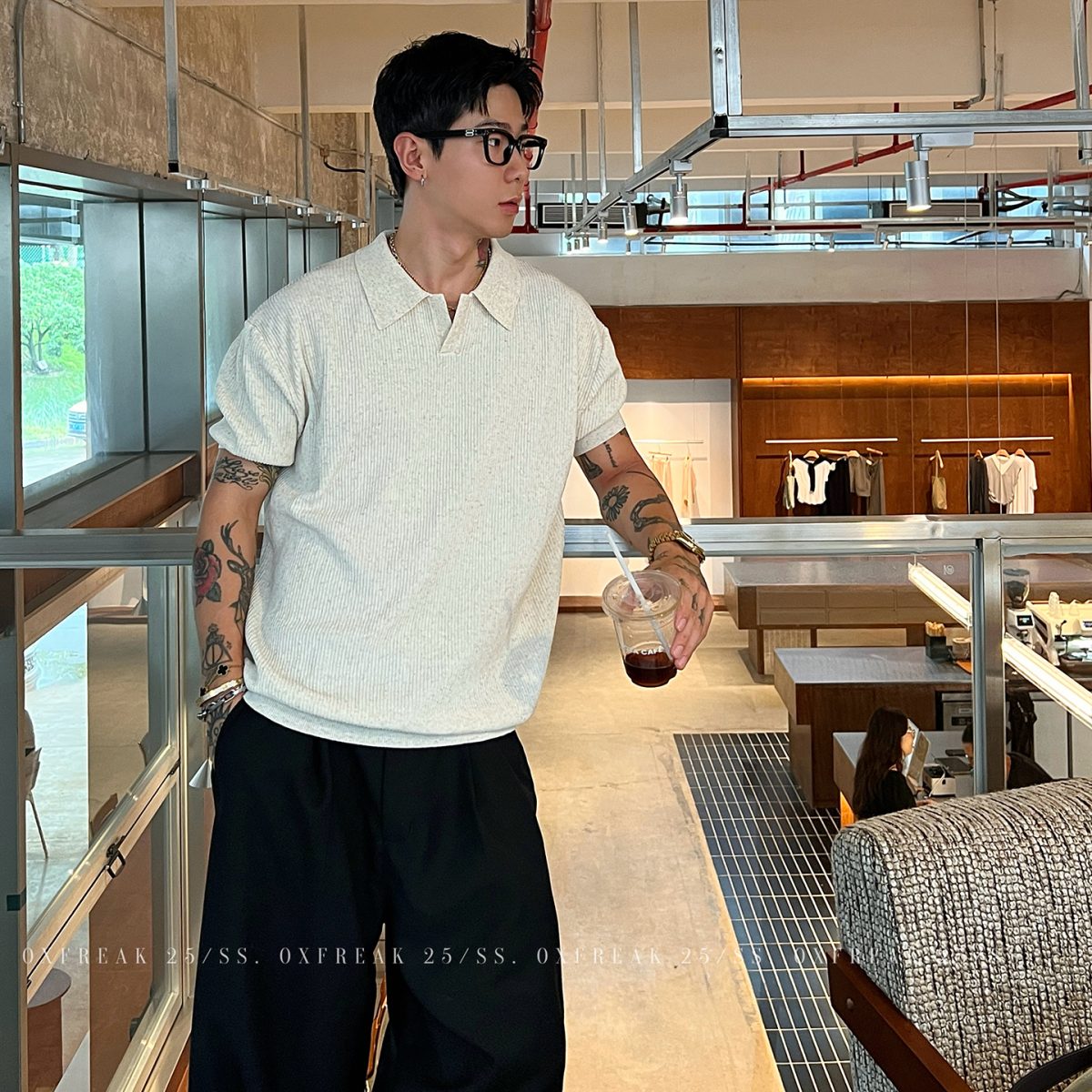 Old Money Style Polo Shirt Knit Short-Sleeve T-Shirt Men's Lapel Paul Texture Business Summer Cross-border Factory Wholesale - Image 4