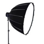 90cm Deep Mouth Parabolic Softbox, Bao Rong Bayonet Deep Polishing Diffuser with Grille Grid Live Fill Light Shade - Image 2