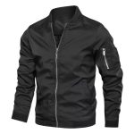 Amazon AliExpress Foreign Trade Spring Jacket Men's Men's Jacket Fashion Stand Collar Youth Men's Jacket One Piece Dropshipping - Image 2