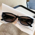 2026 European and American New Cross-border Sunglasses TR90 Cat's Eye Small Frame Polarized Mirror Unisex Rhinestone Decorative Sunglasses - Image 4