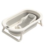 Baby bath tub baby foldable toddler sitting and lying large bath bucket children home newborn children - Image 5