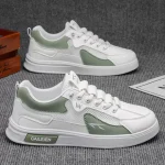Buy one get one free brand men's shoes, summer lightweight, breathable, casual board shoes, one pedal, sports running, soft-soled white shoes - Image 3