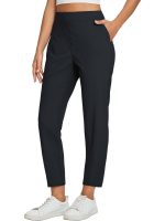 2025 New AliExpress Amazon Hot Selling Women's High Waist Elastic Zipper Pocket Slacks