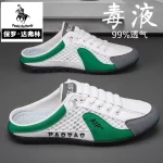 Paul men's shoes, summer mesh, breathable, lightweight, comfortable, heelless, semi-slippers, casual sneakers, versatile beanie shoes - Image 2