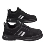 Labor protection board shoes, shoes, men's shoes, spring and autumn construction site casual shoes, work anti-slip workwear, 2025 new wear-resistant black - Image 5