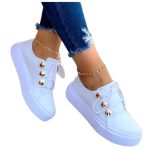 Large size casual shoes women Europe and America new round toe thick bottom casual viscose shoes foreign trade single shoes wish Amazon - Image 5
