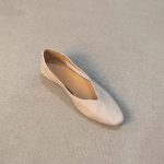 Sheepskin version ~ commuter flats, women's versatile, simple retro single shoes, one foot slipper, pointed toe shallow, wear professional shoes - Image 3