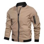 Amazon AliExpress Foreign Trade Spring Jacket Men's Men's Jacket Fashion Stand Collar Youth Men's Jacket One Piece Dropshipping - Image 4
