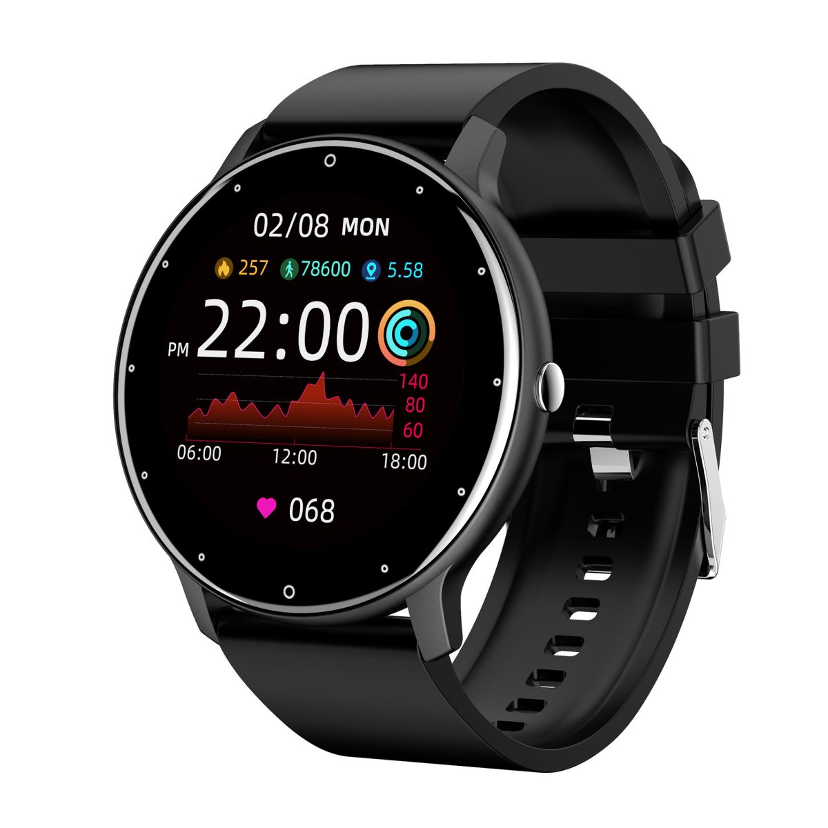 ZL02CPRO smart watch information reminder cross-border explosive ZL02D smart watch portable luminous black technology - Image 2