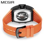 New Meigel Megir Men's Watch Douyin Explosive Fashion Square Luminous Sports Watch Men's 8109 - Image 5
