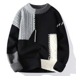 Spot Japanese cross-border hot sale autumn and winter new casual crewneck sweater, base knit, loose sweater, men's wear - Image 3