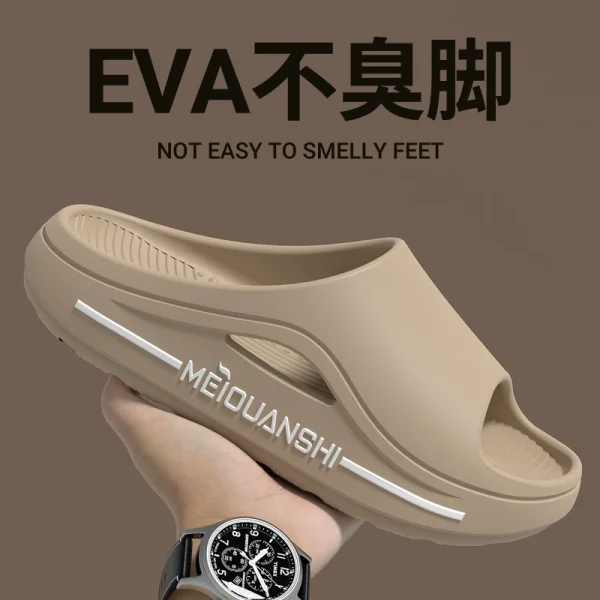Anti-odor slippers men's summer 2026 new summer wear platform indoor home non-slip EVA sandals for men