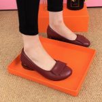 Round toe pumps, flat heels, soft heels, women's spring and autumn shoes, soft soles, mom shoes, women's flat shoes, fashion single shoes, casual shoes - Image 2