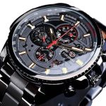 Hot sale forsining waterproof multifunctional mechanical watch men's fashion automatic mechanical watch large dial - Image 5