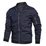 Amazon AliExpress Foreign Trade Spring Jacket Men's Men's Jacket Fashion Stand Collar Youth Men's Jacket One Piece Dropshipping - Image 5