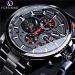 Hot sale forsining waterproof multifunctional mechanical watch men's fashion automatic mechanical watch large dial - Image 2
