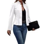 2026 AliExpress WISH Amazon Bestseller: Winter Solid Color Long Sleeve, Slimming Versatile Cardigan Short Jacket for Women - Image 5