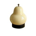 Cream pear table lamp Internet celebrity sense of luxury sense of antique bedroom bedside lamp glass charging touch portable night light - Image 5